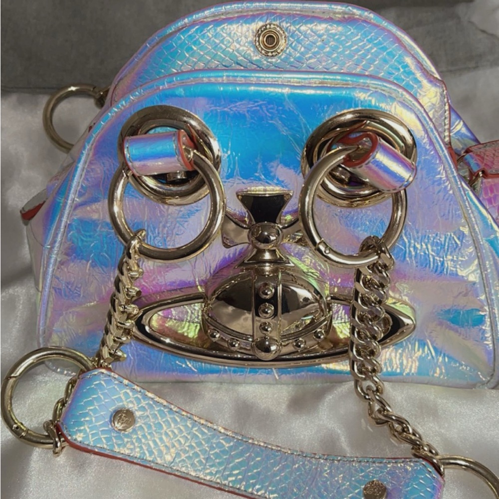 Vivienne Westwood Iridescent Yasmin Shoulder Bag